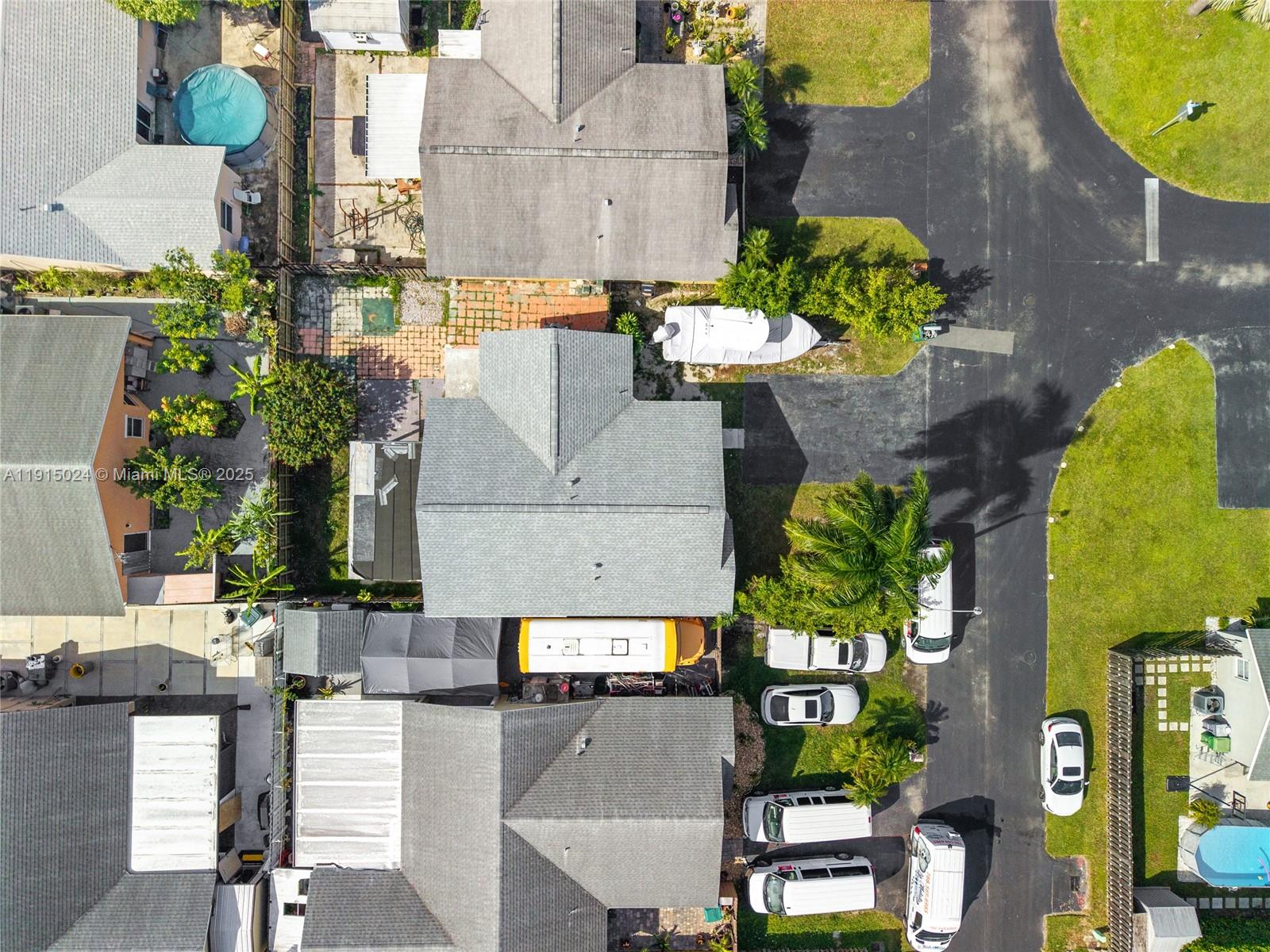 12740 Southwest 249th Terrace Homestead, FL 33032 - Photo 26 of 27 an aerial view of a house with a swimming pool