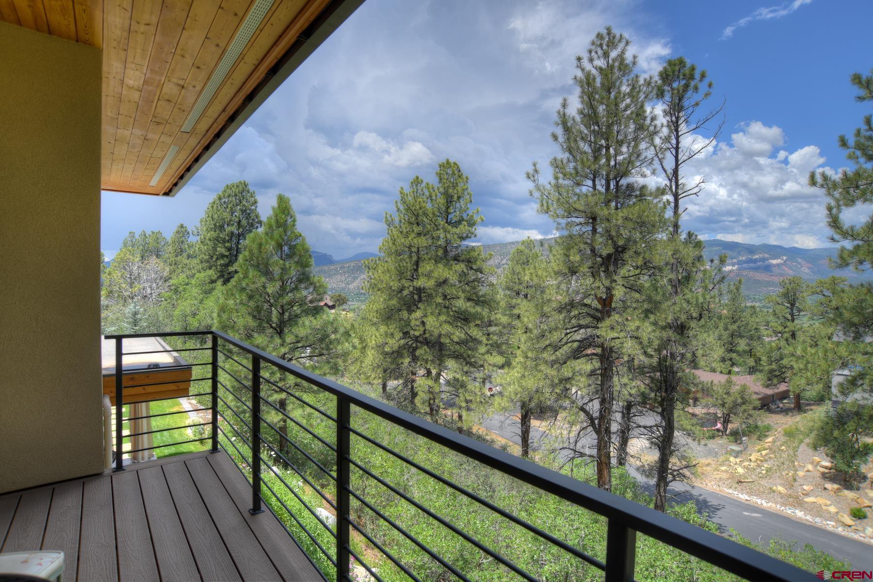 15 Eagle Ridge Road Durango, CO 81301 - Photo 27 of 35 a view of balcony with wooden floor