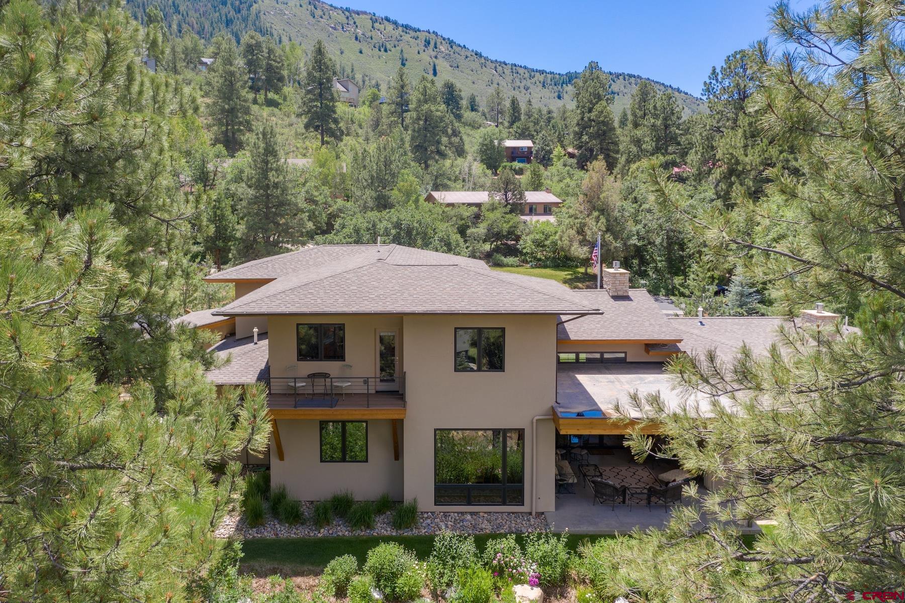 15 Eagle Ridge Road Durango, CO 81301 - Photo 33 of 35 an aerial view of a house