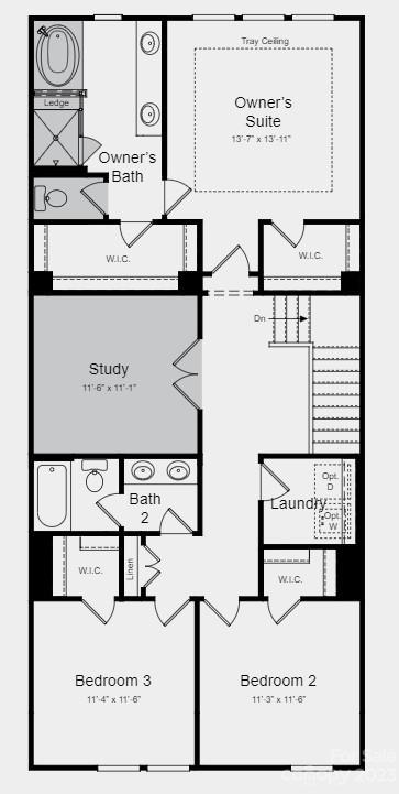 8915 Winding Waters Road Harrisburg, NC 28215 - Photo 4 of 30 a picture of a book shelf