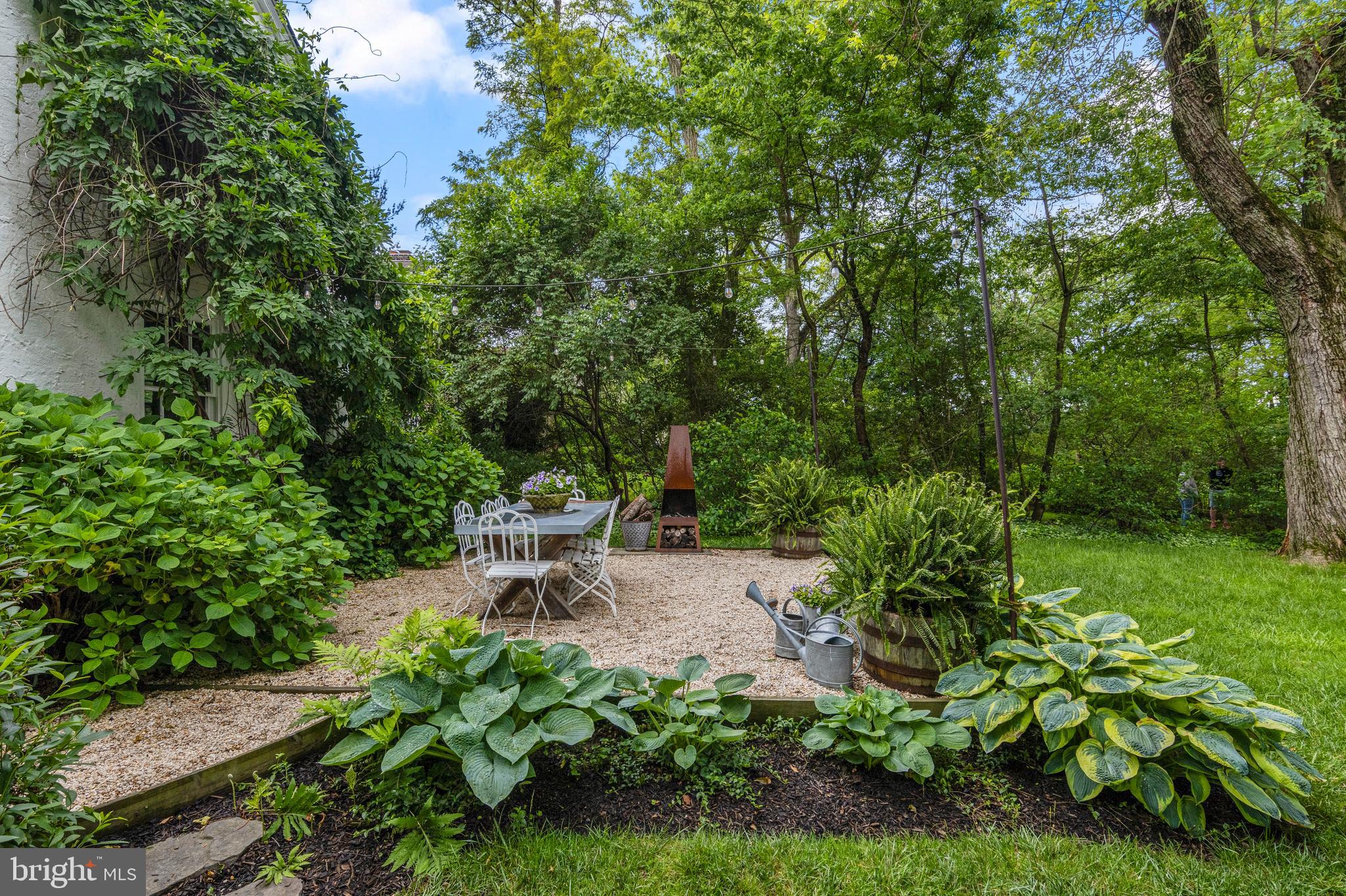 60 Old Eagle School Road Wayne, PA 19087 - Photo 29 of 43 a view of a bench in a garden