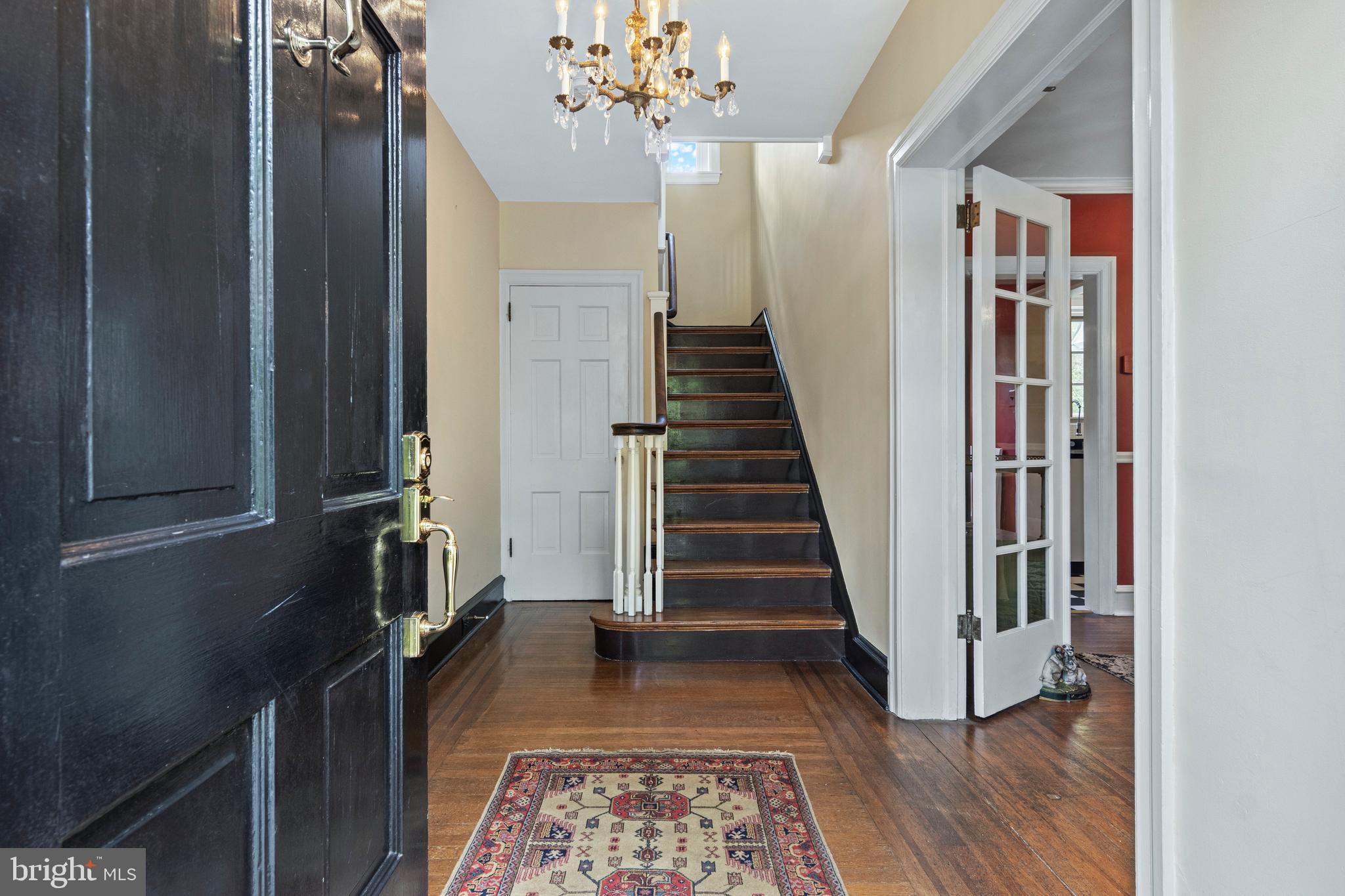 60 Old Eagle School Road Wayne, PA 19087 - Photo 4 of 43 a view of entryway and hall with wooden floor
