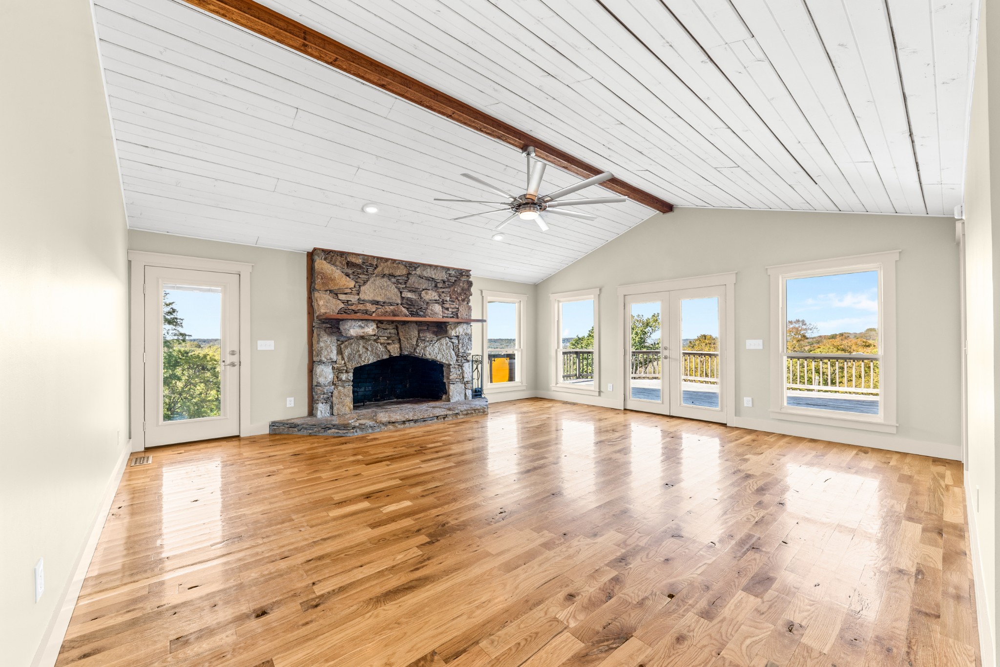 2191 Garner Road Mount Pleasant, TN 38474 - Photo 5 of 50 a view of an empty room with a fireplace and a window