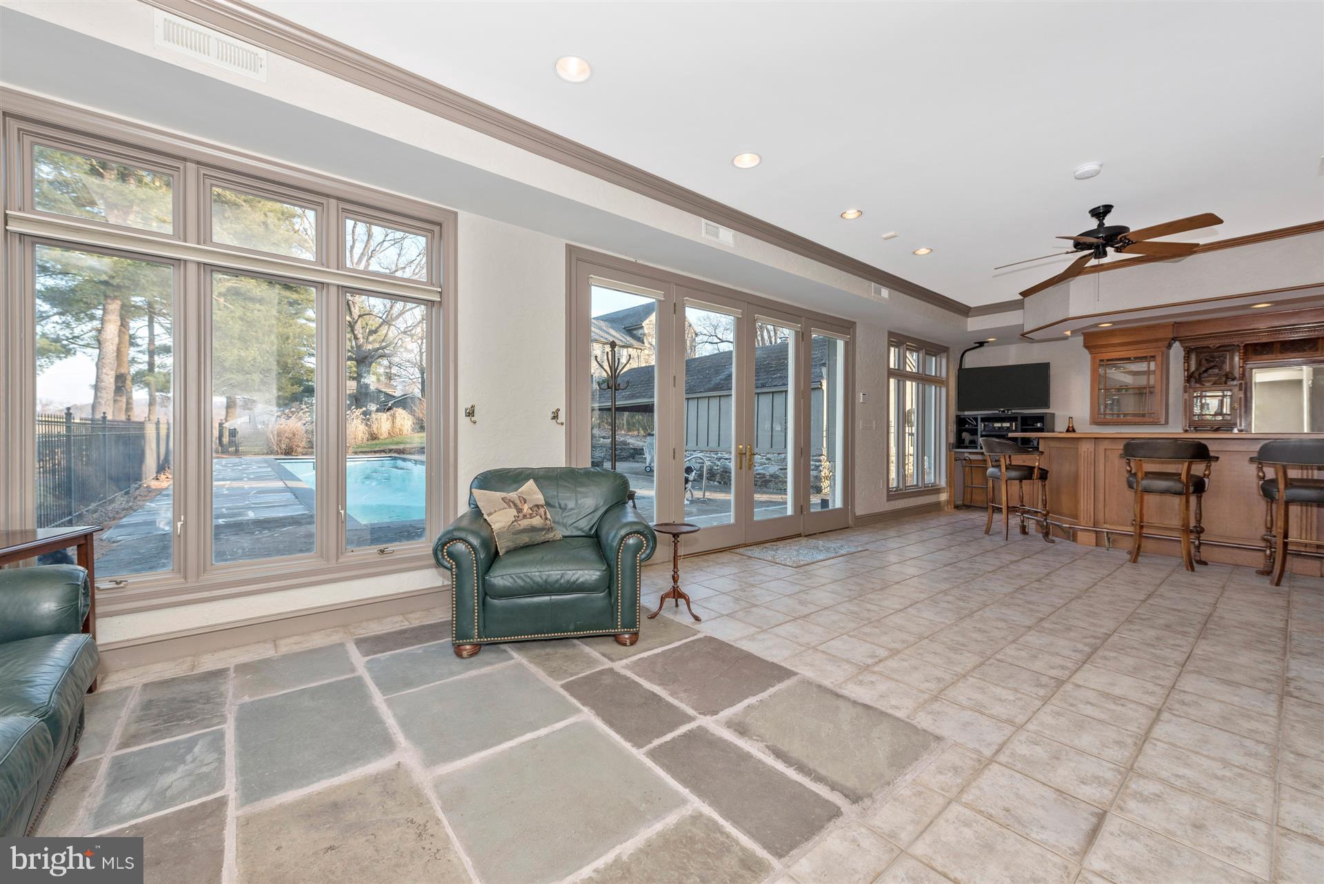 6415 Green Valley Road New Market, MD 21774 - Photo 54 of 98 Pool House/Entertaining Space/Bar Area