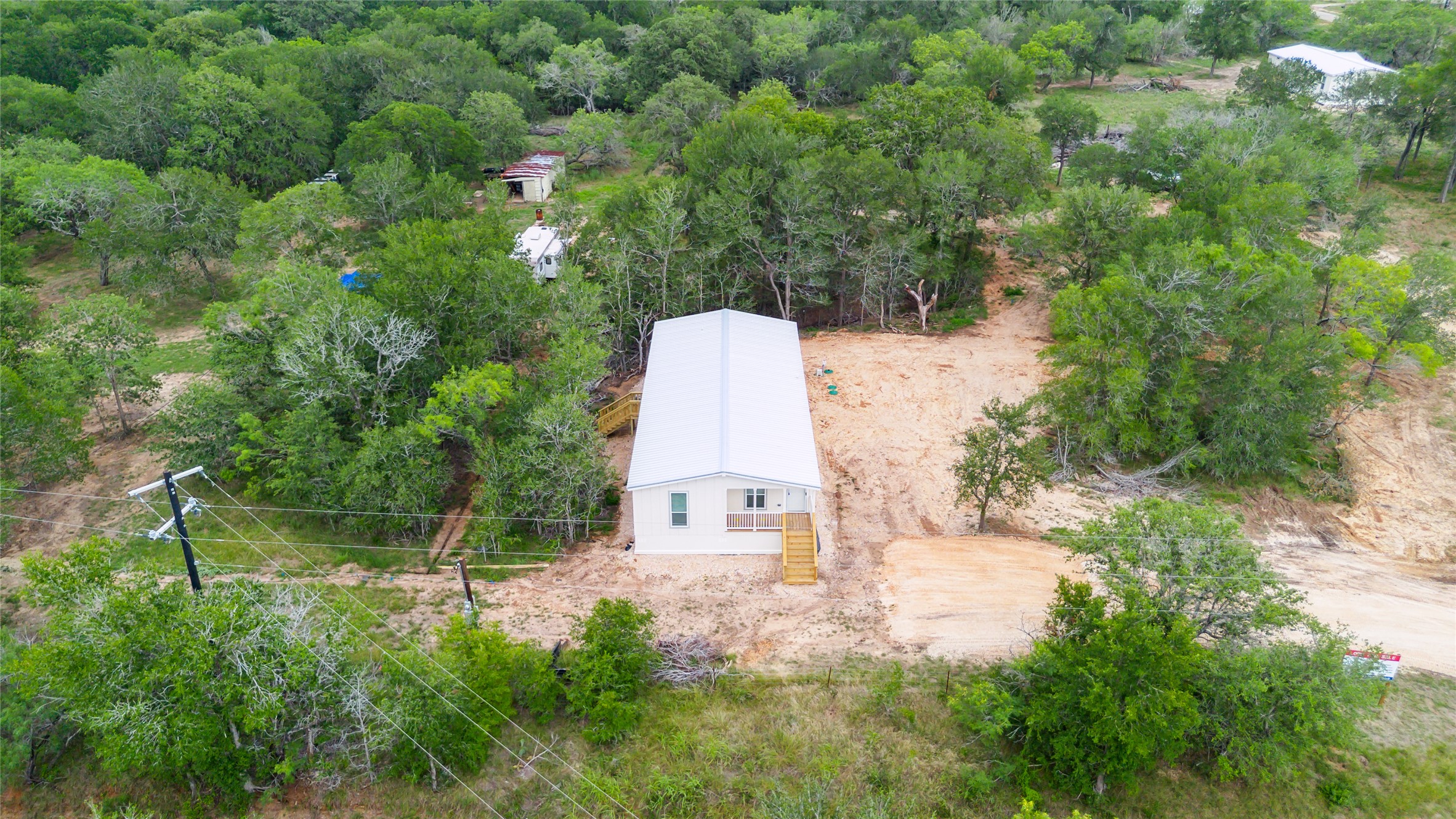 855 Roosevelt Road Kingsbury, TX 78638 - Photo 33 of 33 a view of a back yard