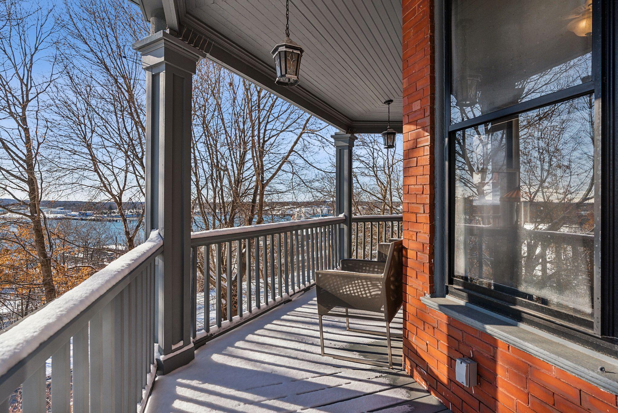 48 Western Prom, Unit PROMENADE Portland, ME 04102 - Photo 42 of 73 3rd Floor Deck with Water View