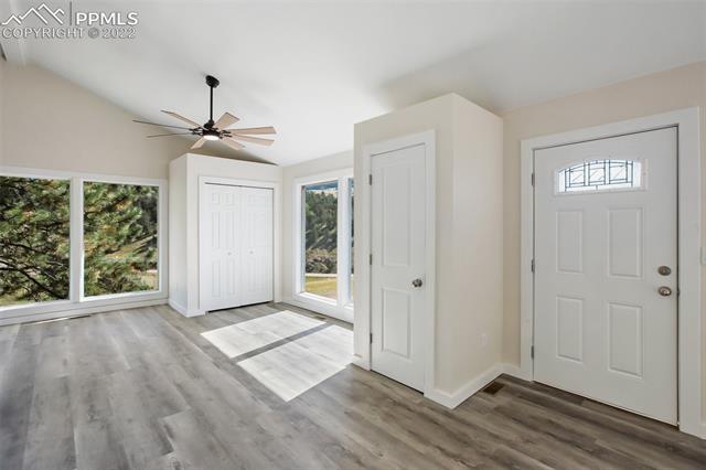 335 Nickel Plate Road Cripple Creek, CO 80813 - Photo 8 of 36 The entry with new coat closet and new laundry space