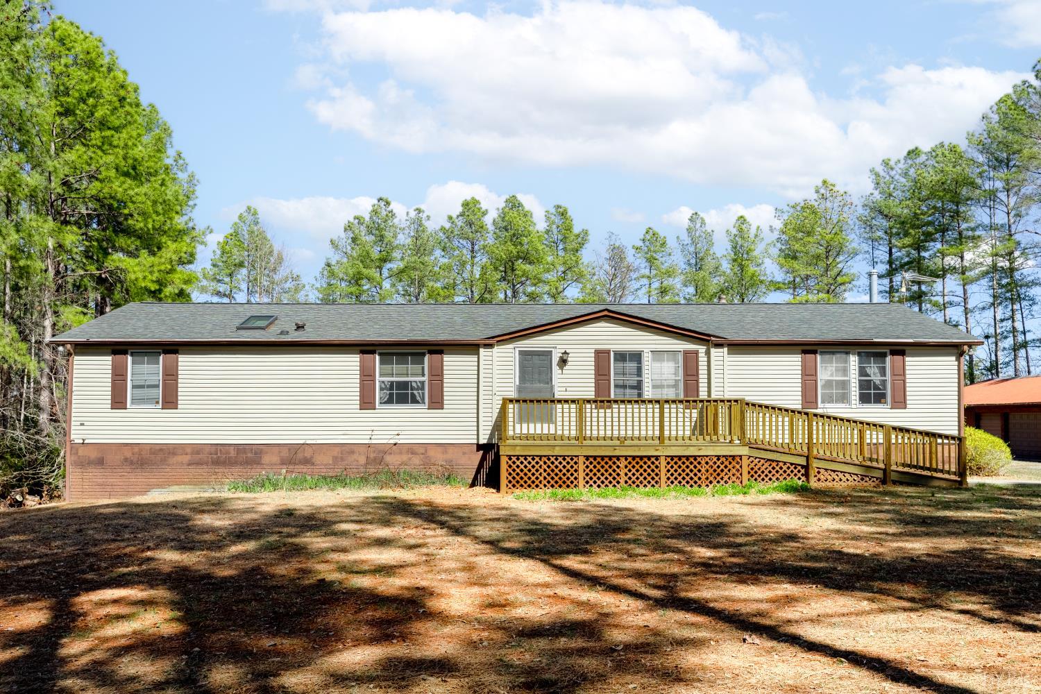 750 Price Lane Pamplin, VA 23958 - Photo 43 of 59 front view of a house with a yard