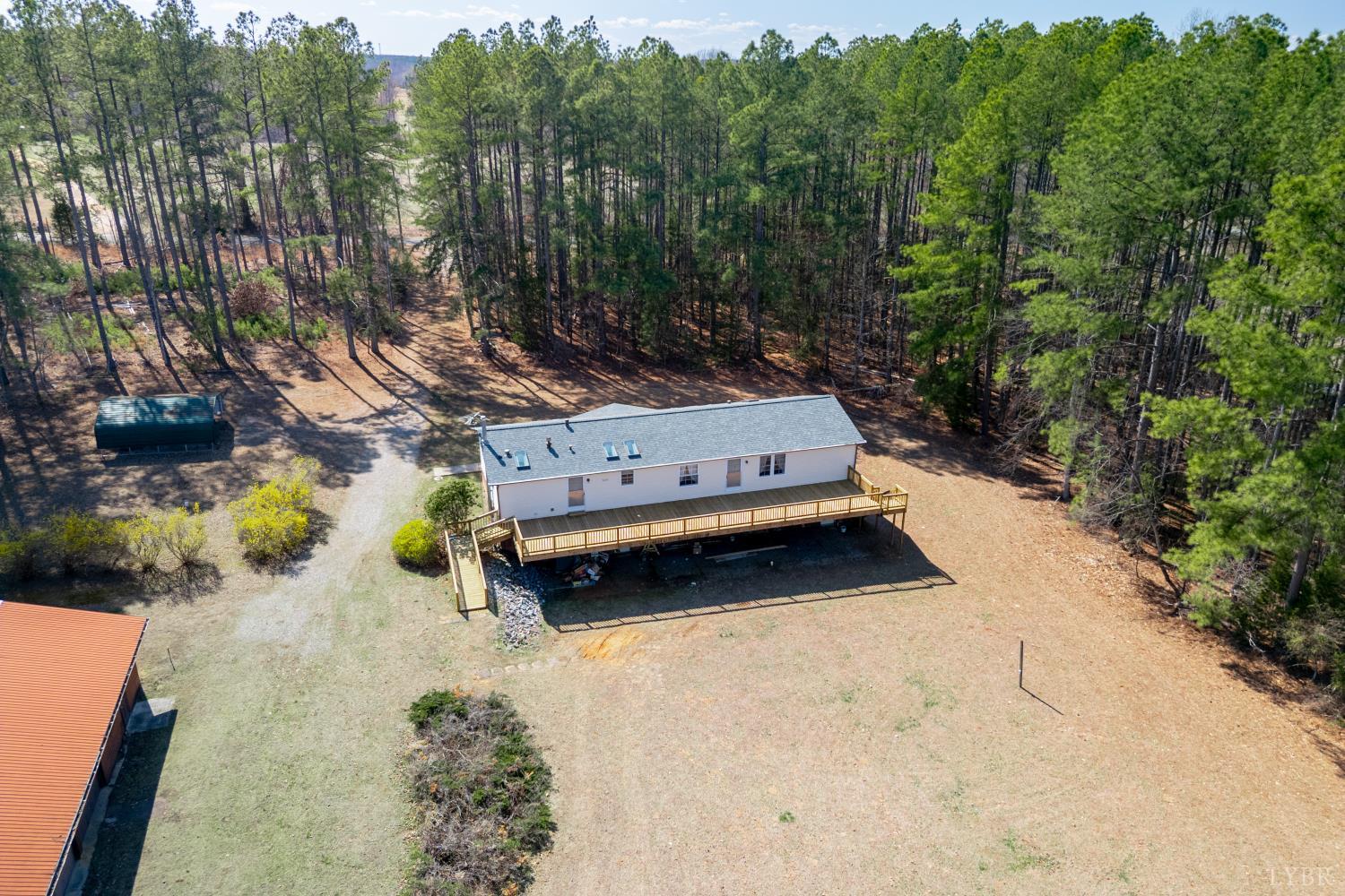 750 Price Lane Pamplin, VA 23958 - Photo 45 of 59 a view of a yard with wooden fence