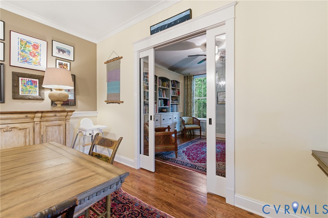 9562 Graves Road Petersburg, VA 23803 - Photo 15 of 54 Pocket doors to Office