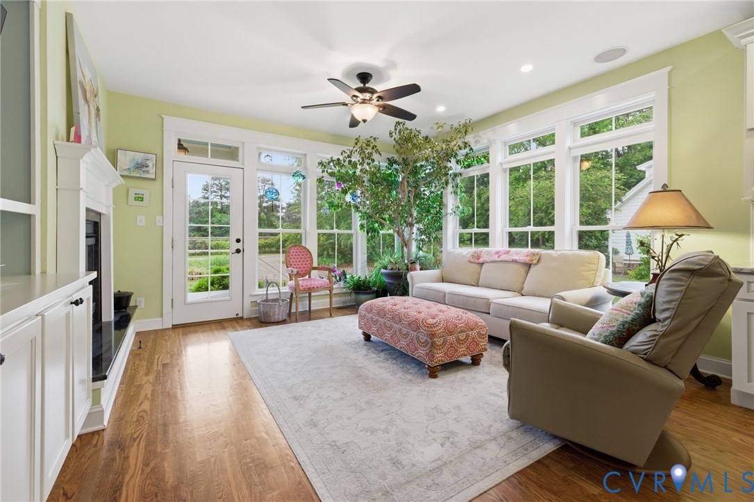 9562 Graves Road Petersburg, VA 23803 - Photo 20 of 54 Inviting morning room complete with a gas fireplac