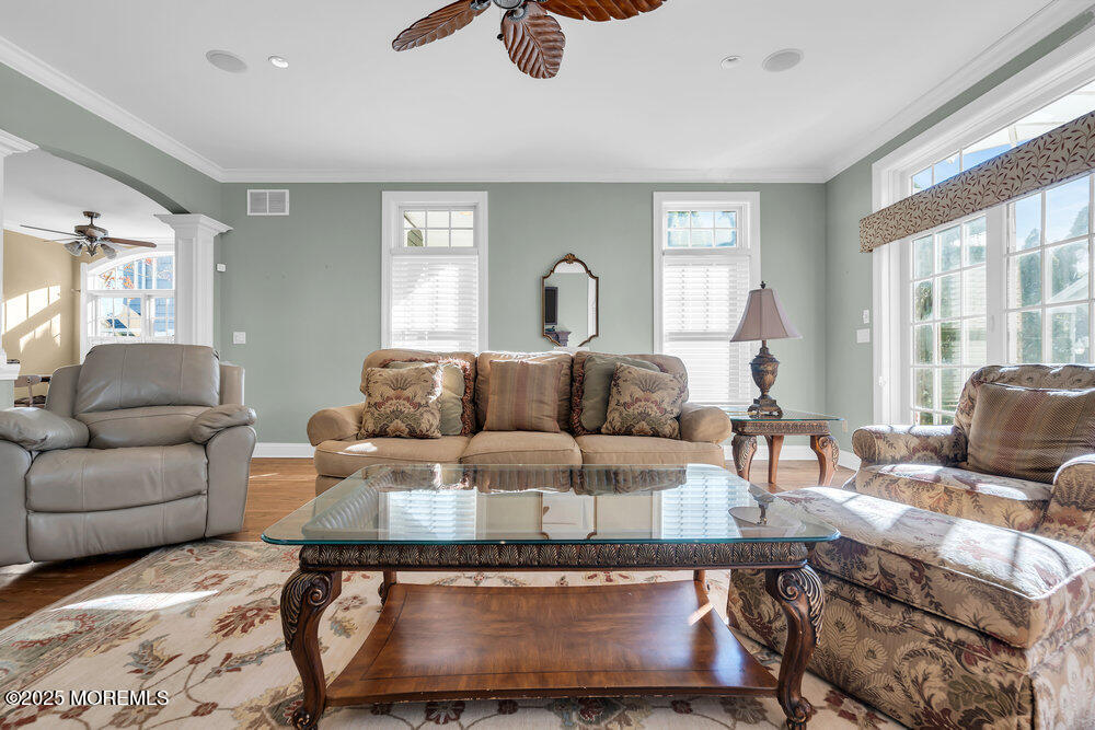 412 Chicago Boulevard Sea Girt, NJ 08750 - Photo 5 of 47 a living room with furniture and a large window