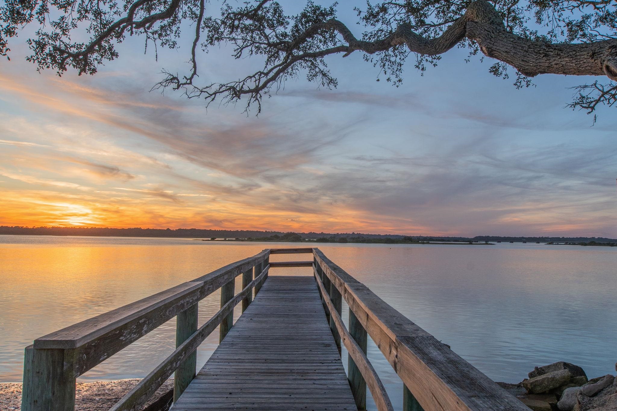 7175 A1A South, Unit F237 St. Augustine, FL 32080 - Photo 51 of 63 a view of balcony with wooden floor and fence