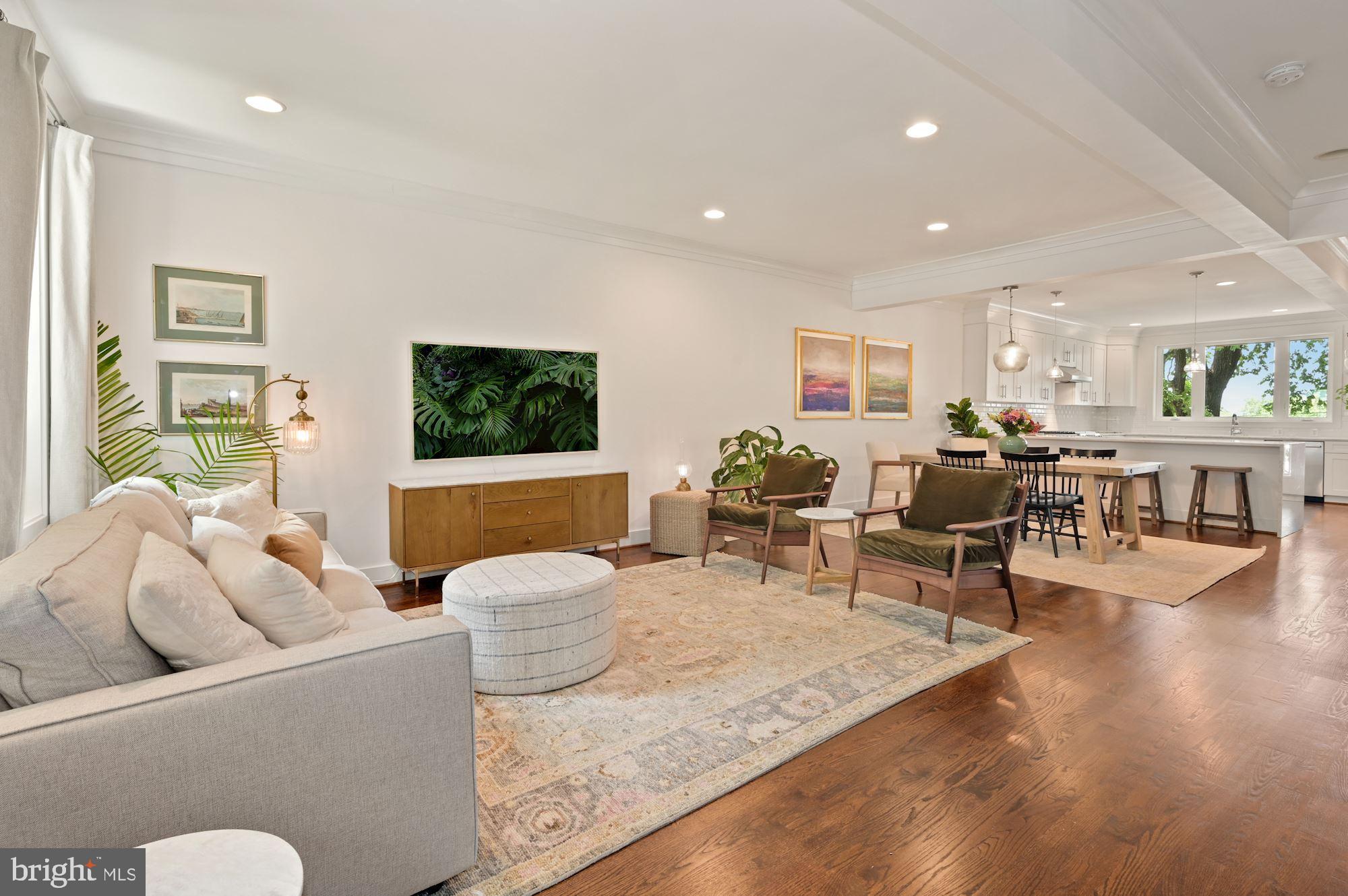 4110 3rd Street Northwest Washington, DC 20011 - Photo 6 of 35 a living room with furniture and wooden floor