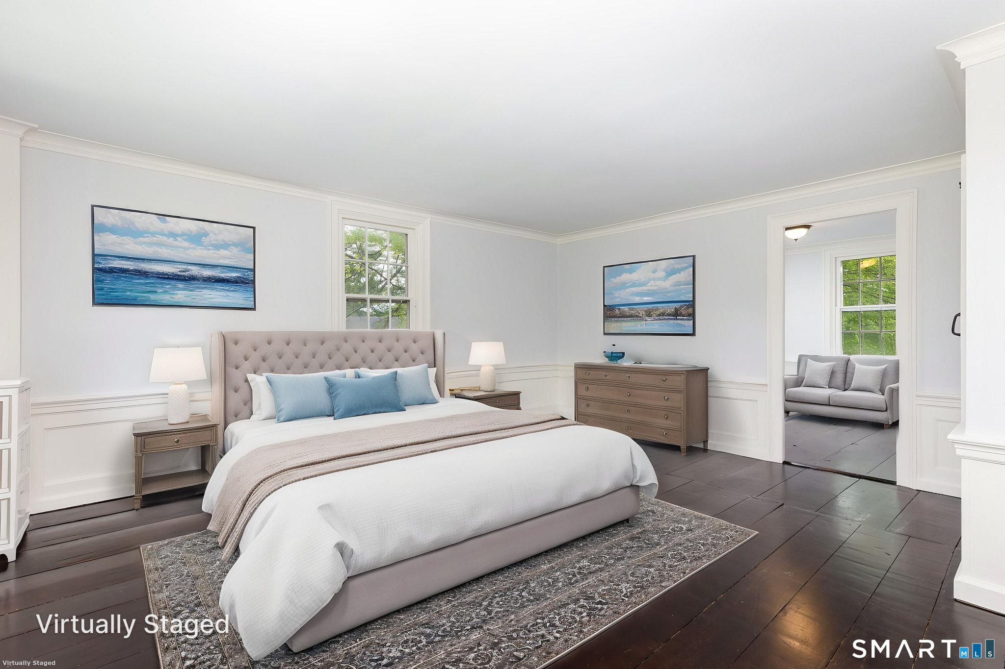 79 Deforest Street Watertown, CT 06795 - Photo 20 of 28 a bedroom with a bed and wooden floor