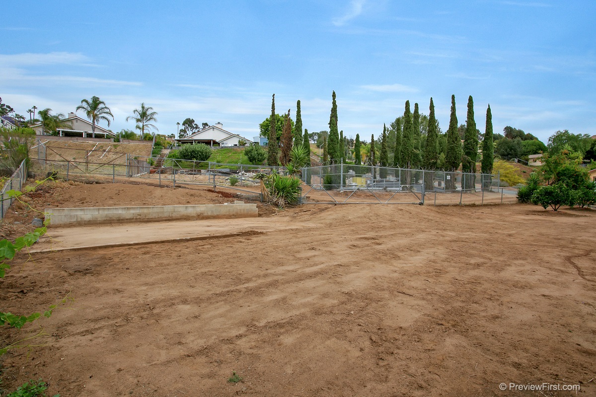 9045 Northcote Road Santee, CA 92071 - Photo 23 of 25 Large RV parking pad with cable and electric service.