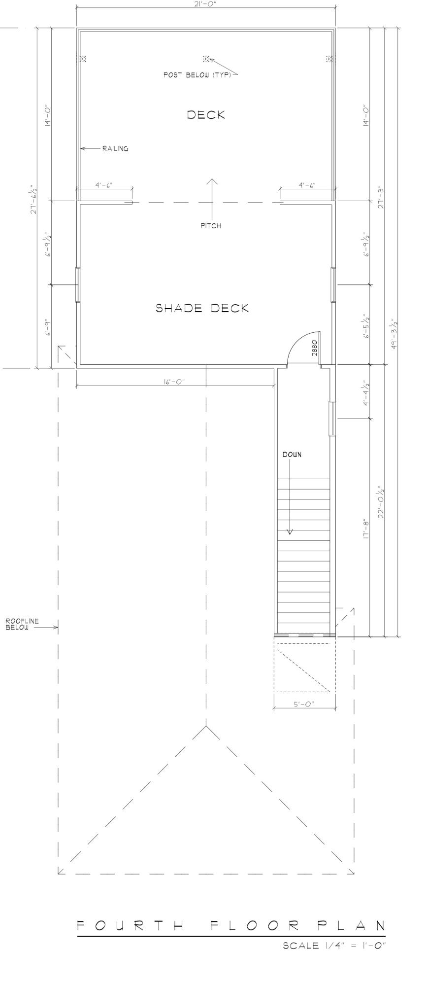 45 Rue Du Soleil Santa Rosa Beach, FL 32459 - Photo 6 of 6 Fourth floor Floor plan