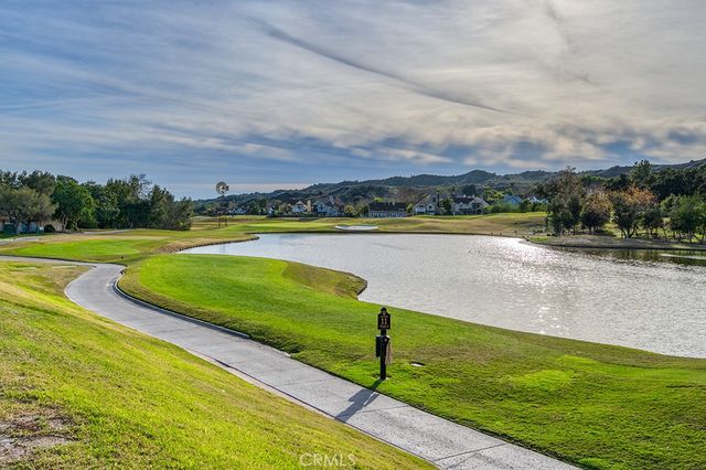 a view of a park with swings