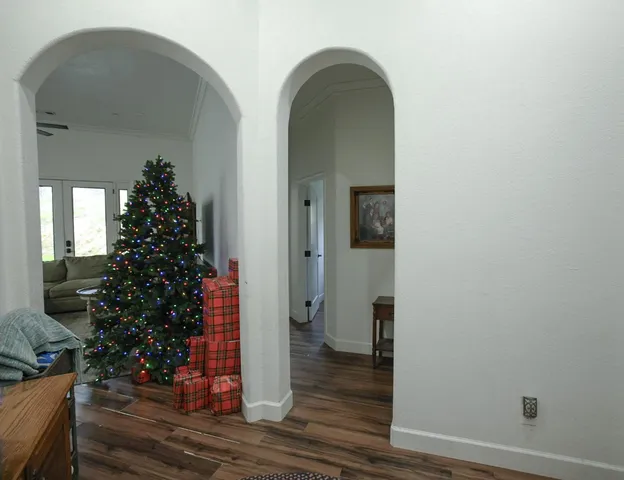 wooden floor in an empty room