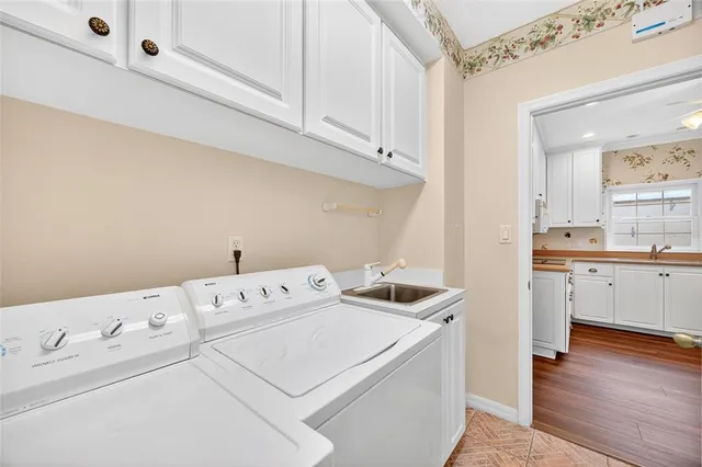 a view of entryway with flower pots