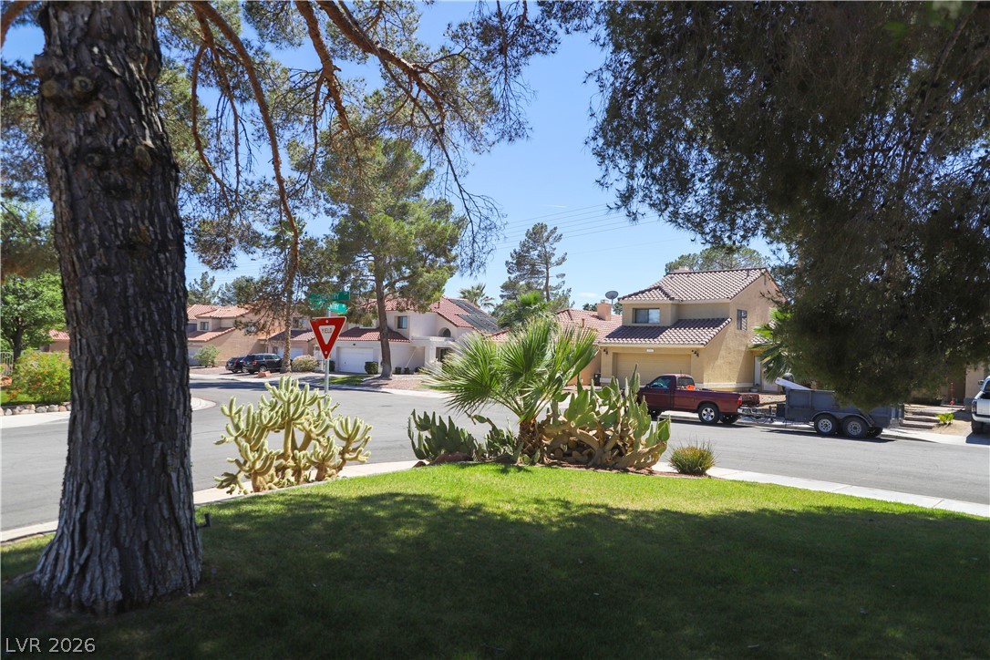 133 Coventry Circle Henderson, NV 89074 - Photo 61 of 99 Looking out to the corner of the front yard