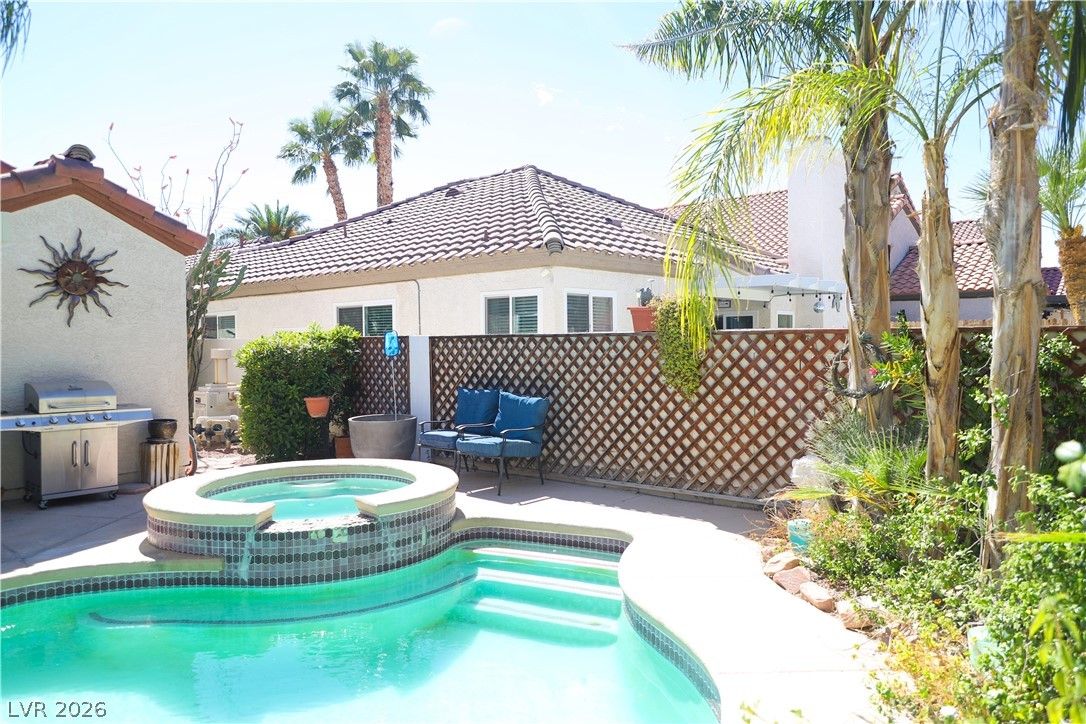 133 Coventry Circle Henderson, NV 89074 - Photo 91 of 99 Steps into the pool from the shallow end