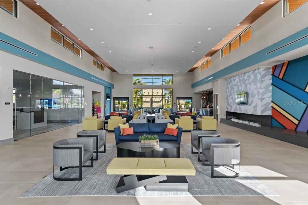 10317 Ebb Tide Lane Orlando, FL 32821 - Photo 44 of 47 a living room with fireplace furniture and a rug