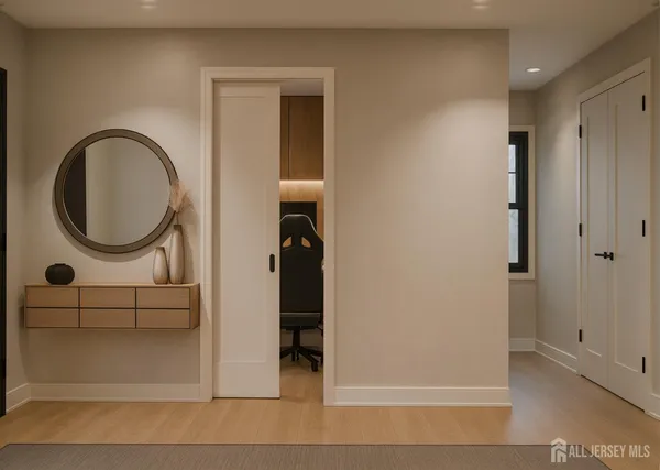 a view of a storage & utility room
