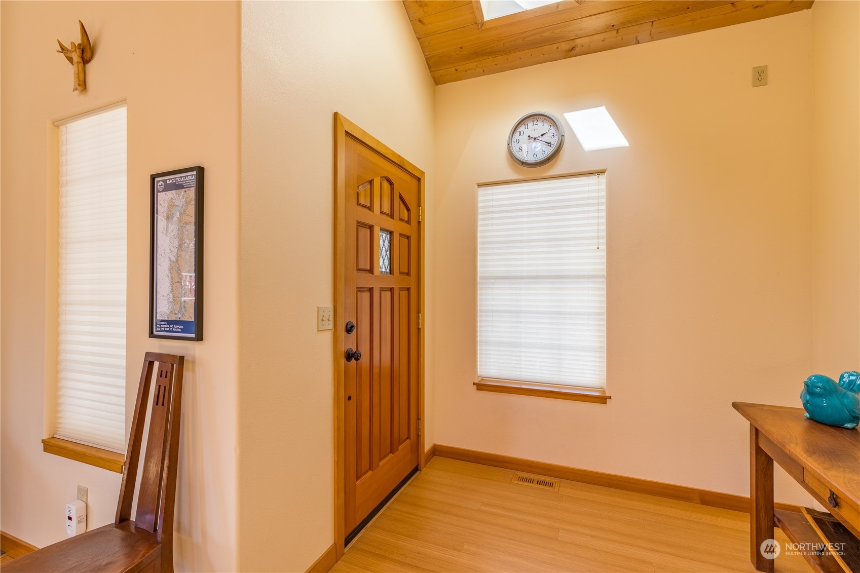 131 Riverside Road Sequim, WA 98382 - Photo 3 of 40 a view of entryway with wooden floor