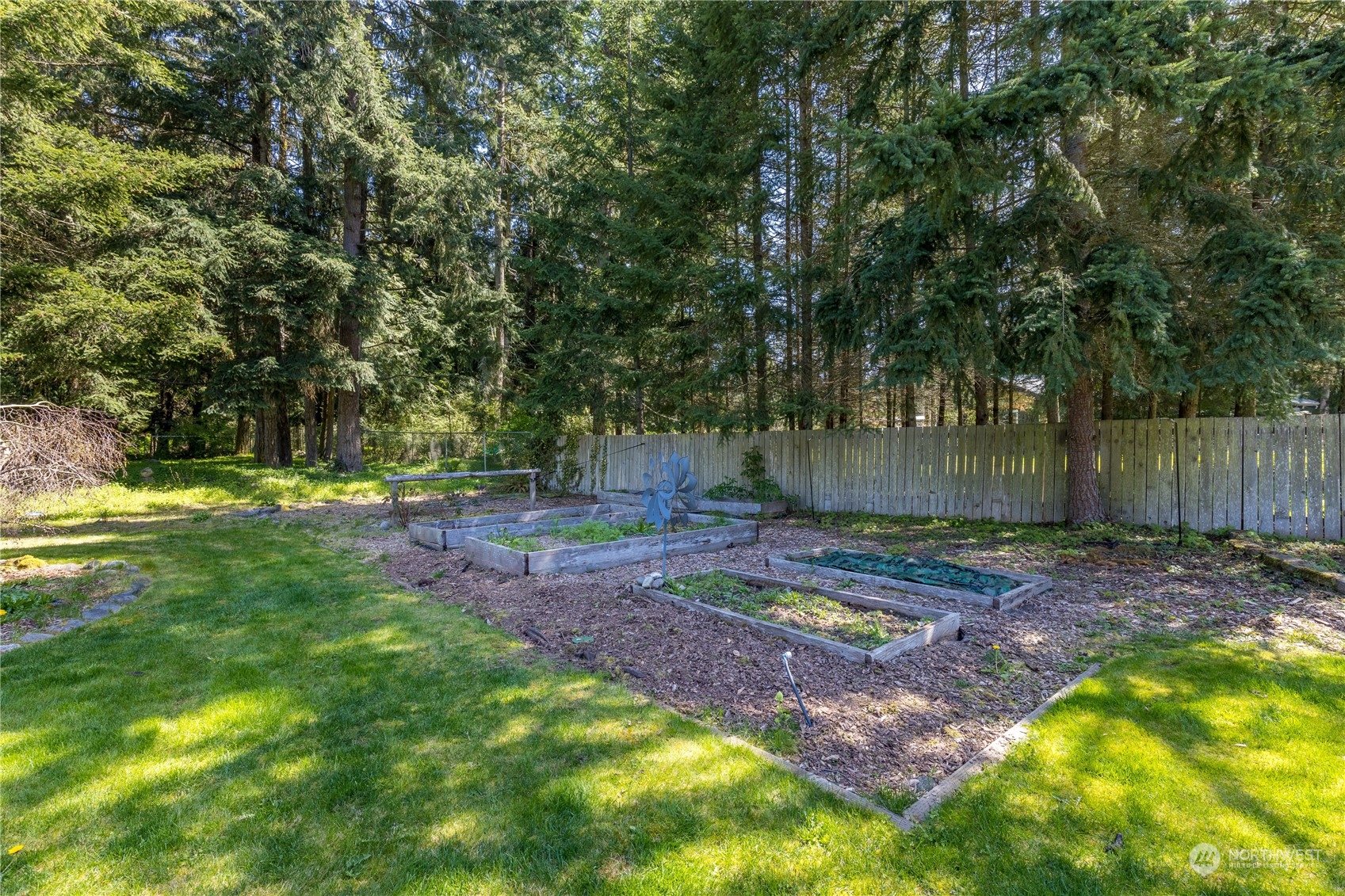 131 Riverside Road Sequim, WA 98382 - Photo 36 of 40 a view of a yard with a tree