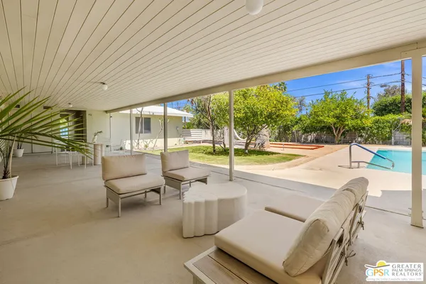 a view of an outdoor space and a yard