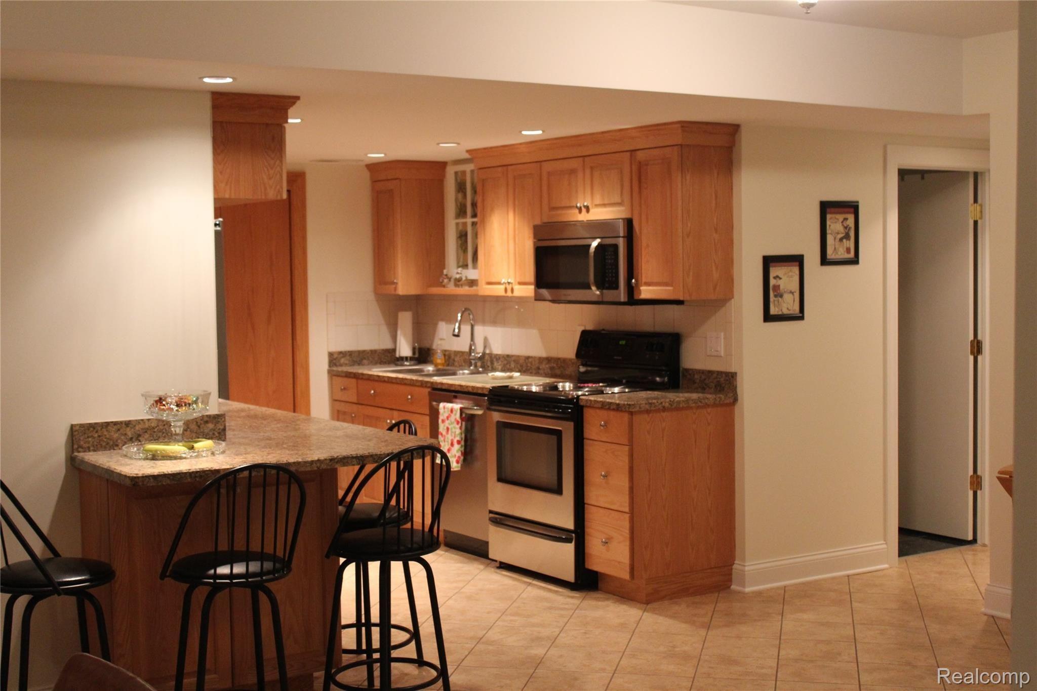 1165 East Heil Road Gladwin, MI 48624 - Photo 65 of 73 Basement Kitchen 1.JPG
