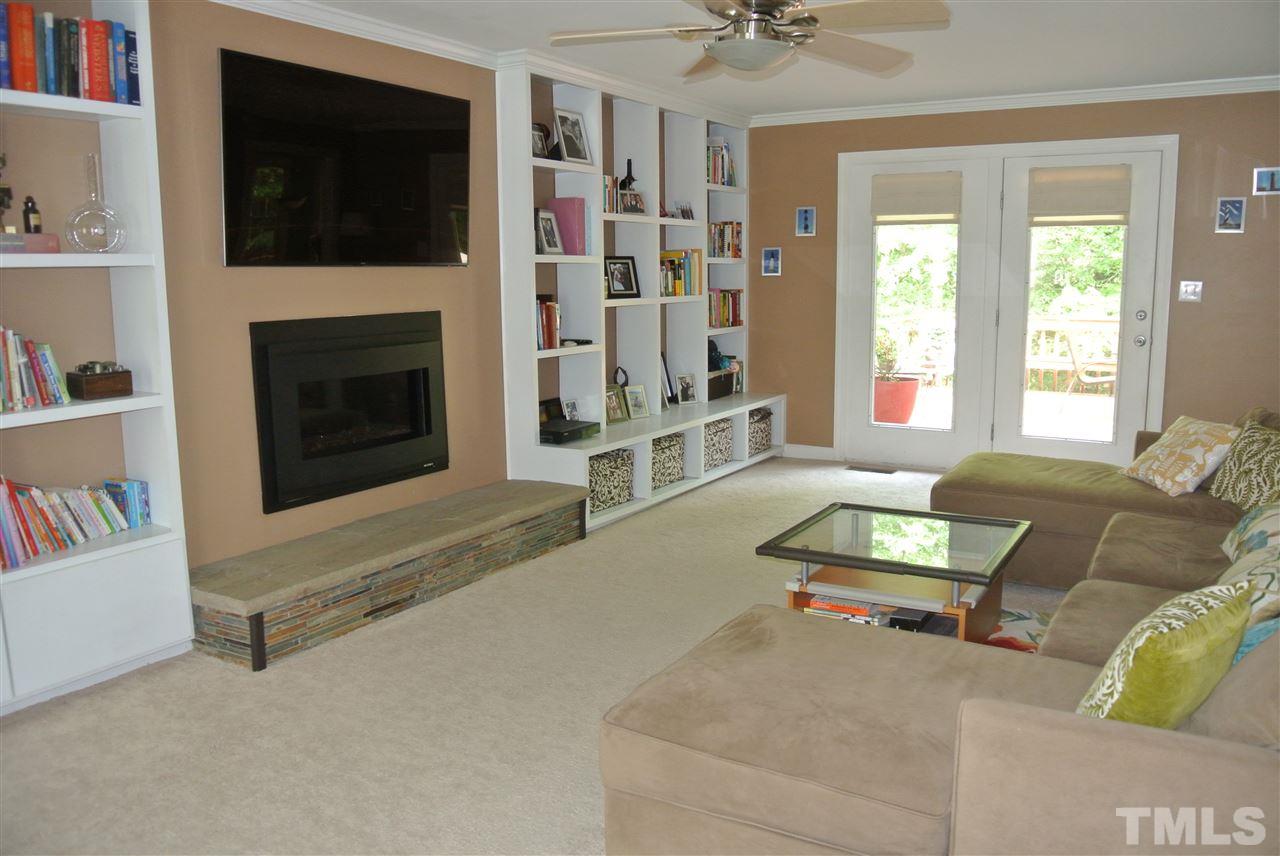 3108 Ridgestone Parkway Durham, NC 27712 - Photo 4 of 14 Another view of the family room showing the access to the large deck.