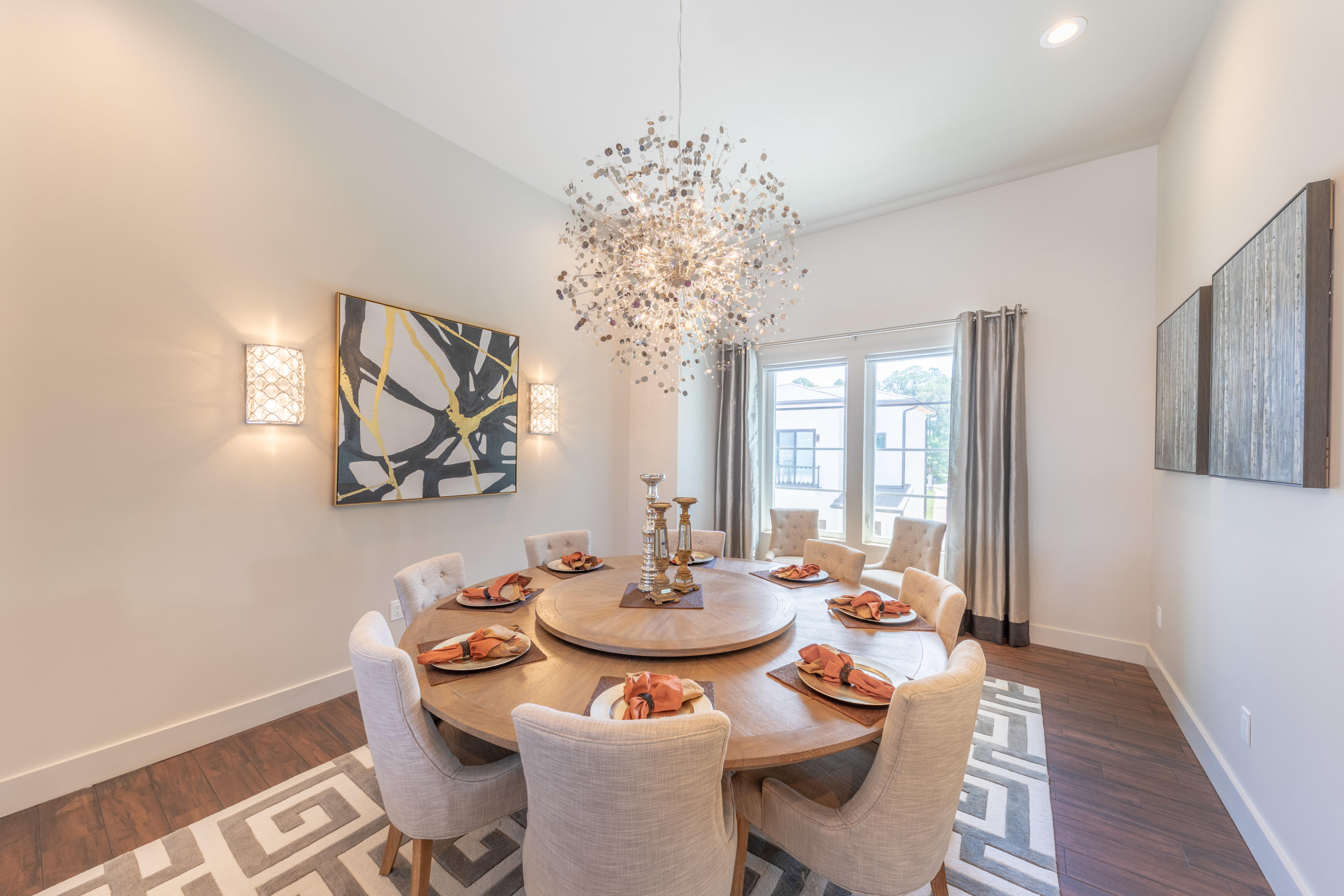 405 Driftwood Point Road Santa Rosa Beach, FL 32459 - Photo 17 of 57 a dining room with furniture and window