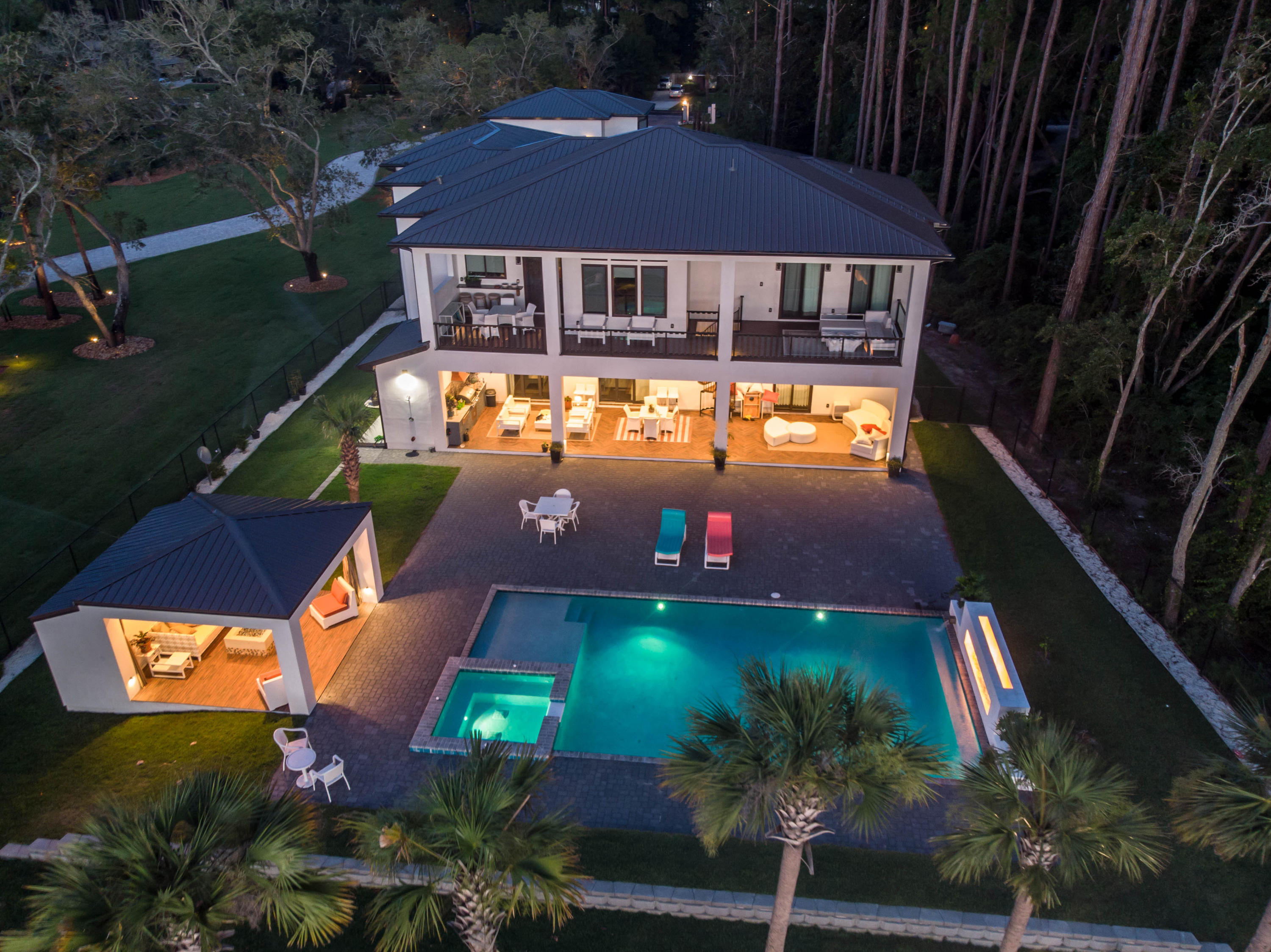 405 Driftwood Point Road Santa Rosa Beach, FL 32459 - Photo 4 of 57 an aerial view of a house