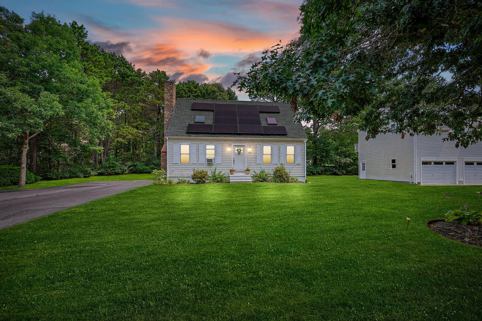 140 Noisy Hole Road Mashpee, MA 02649 - Photo 3 of 53 a view of a house with a yard and a tree