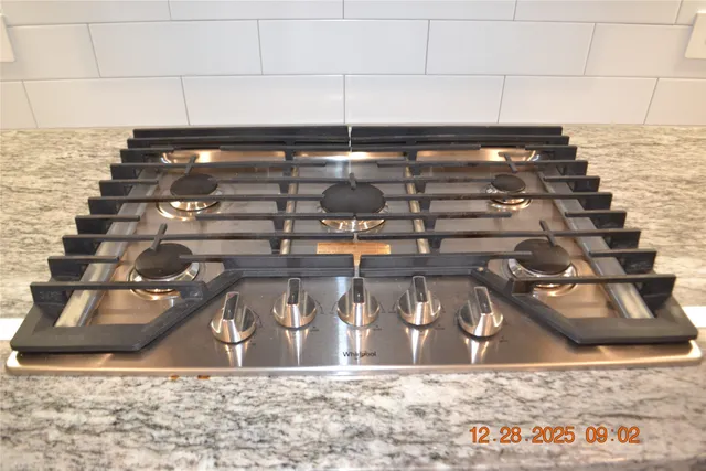 a close view of washer and dryer