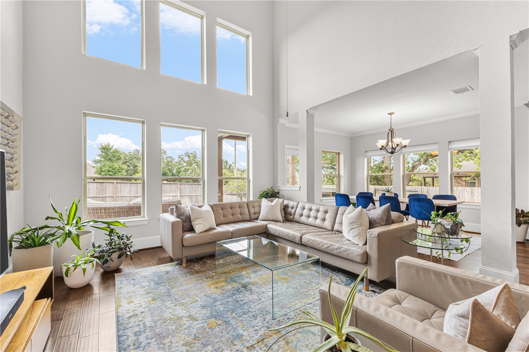 3632 Haskell Hollow Loop College Station, TX 77845 - Photo 15 of 42 a living room with furniture and a large window
