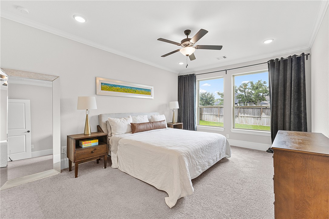 3632 Haskell Hollow Loop College Station, TX 77845 - Photo 16 of 42 a bedroom with a bed and window