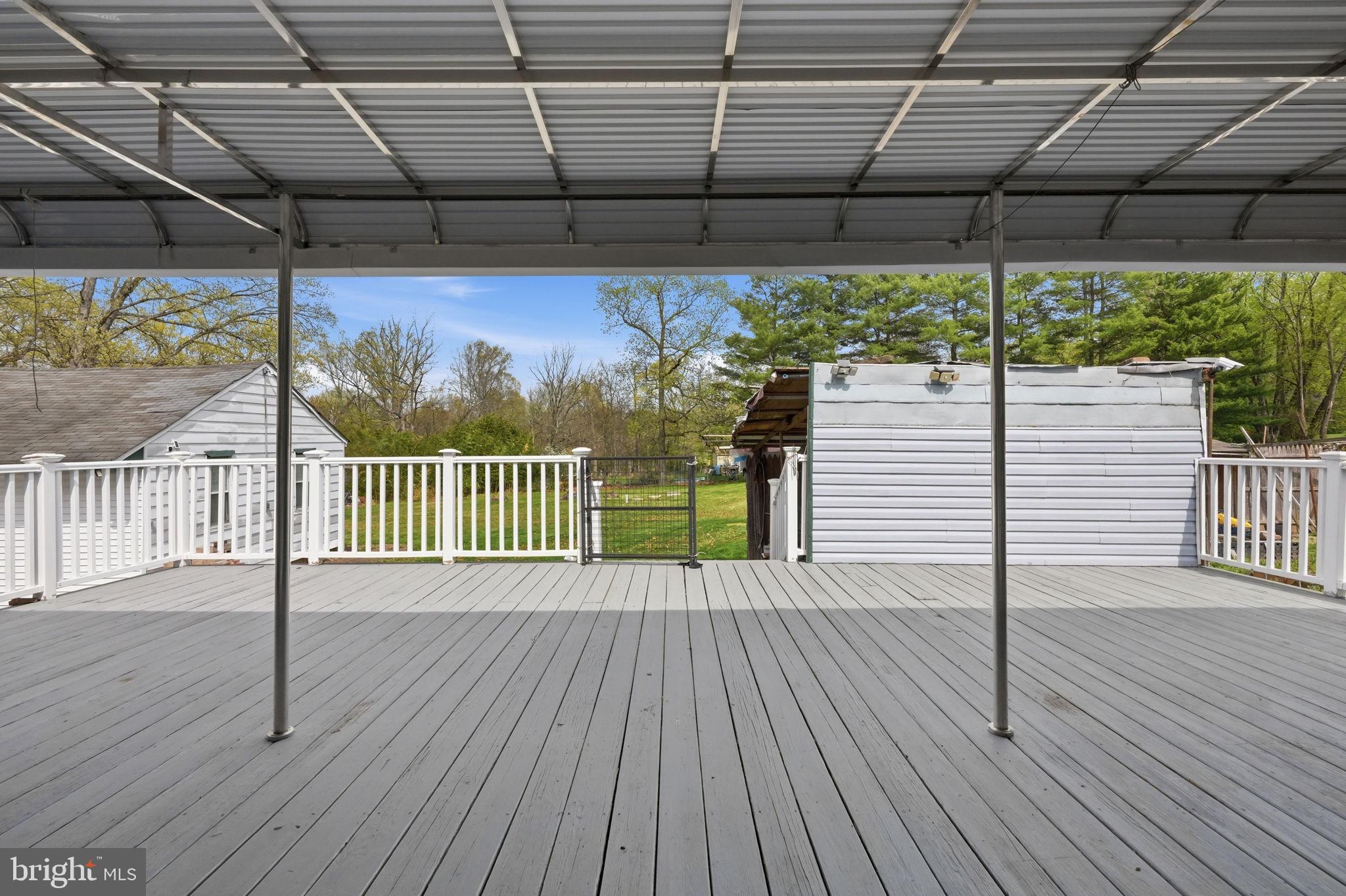 632 Durham Road Newtown, PA 18940 - Photo 30 of 37 a view of a wooden deck