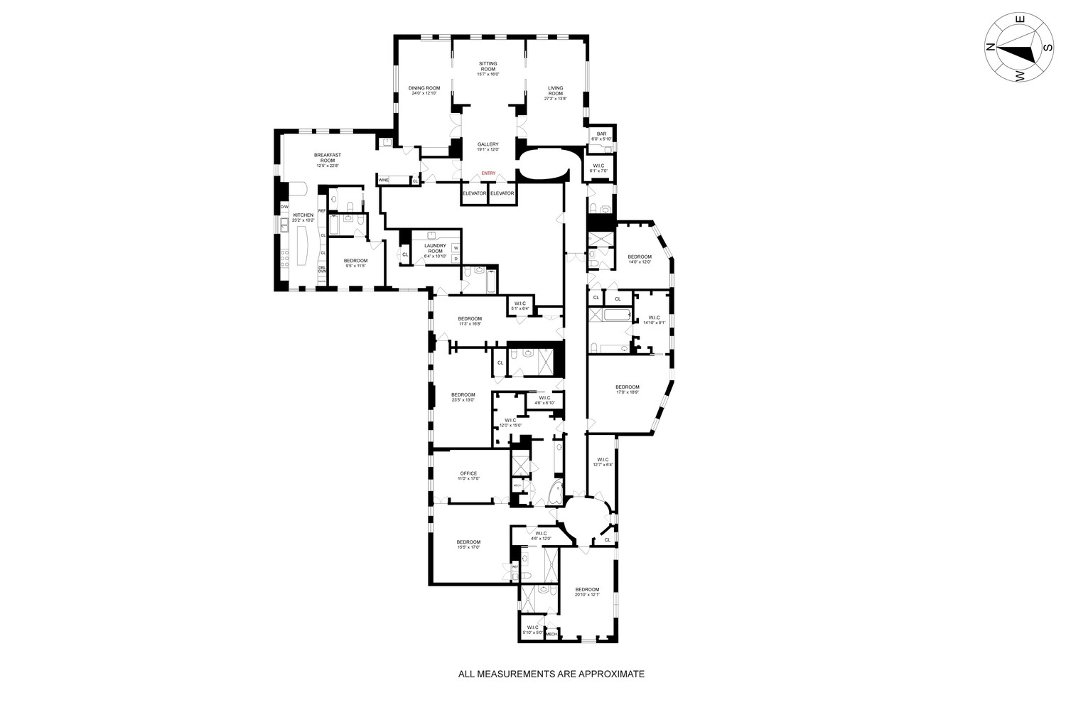 502 Park Avenue, Unit PH22 Manhattan, NY 10022 - Photo 19 of 19 a picture of a bathroom with a shower