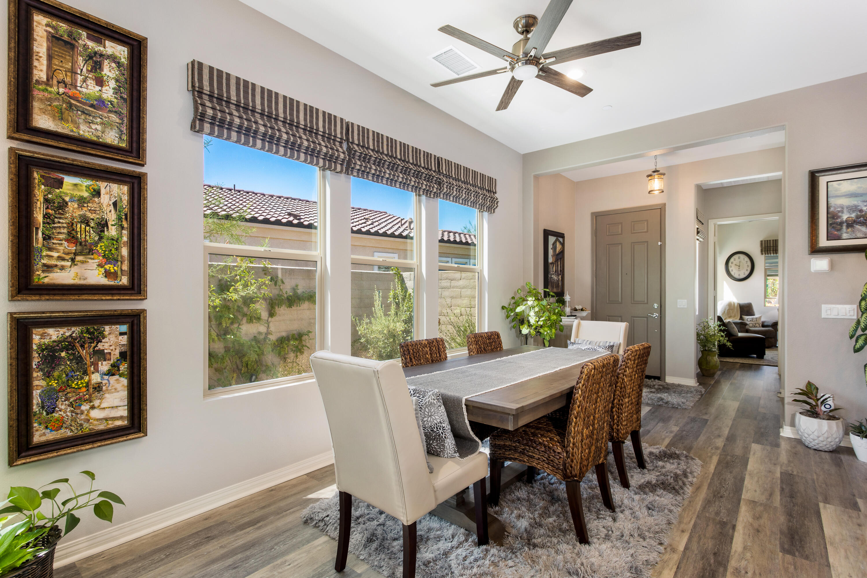 61 Syrah Rancho Mirage, CA 92270 - Photo 14 of 61 a view of a dining room with furniture window and wooden floor