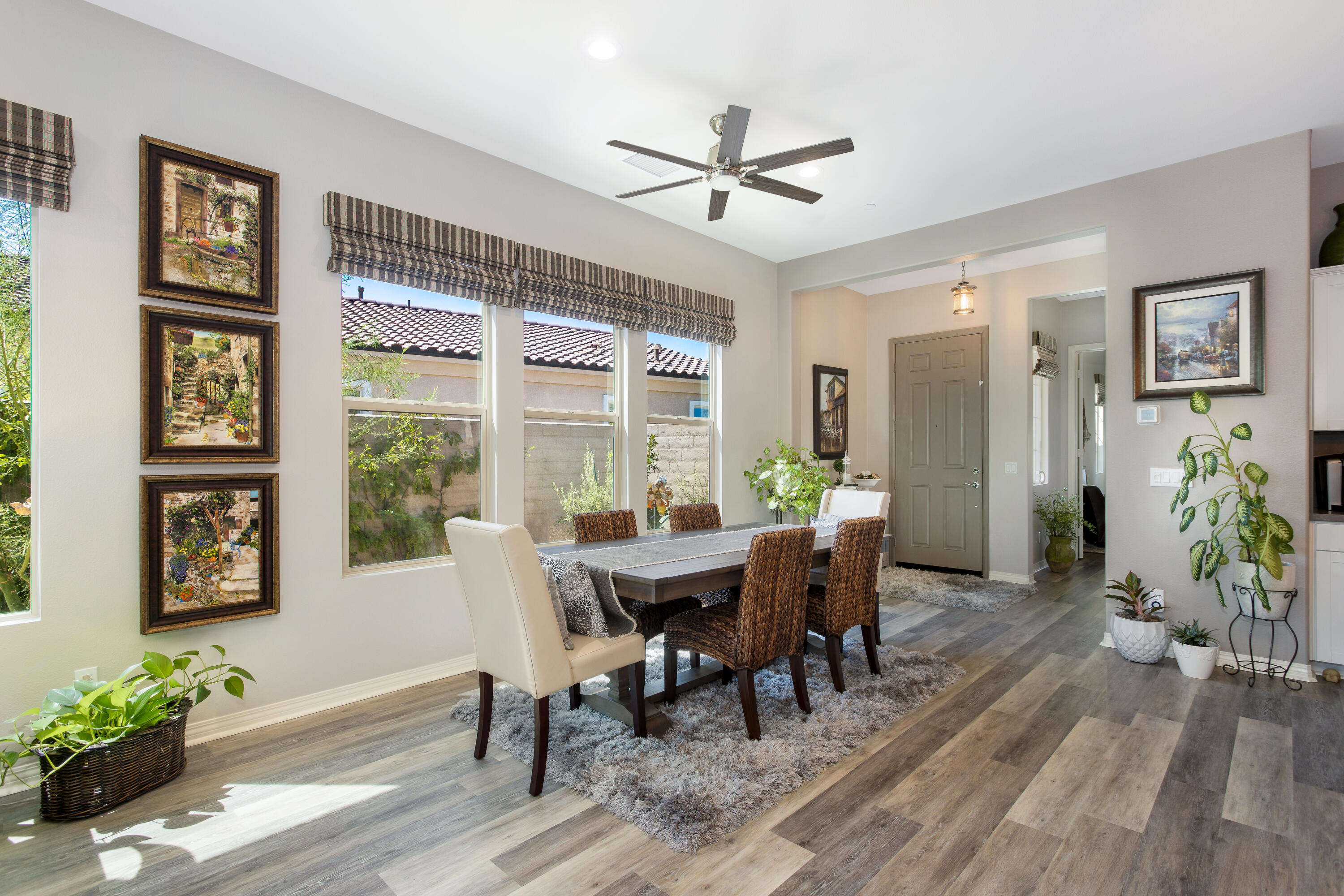 61 Syrah Rancho Mirage, CA 92270 - Photo 15 of 61 a view of a dining room with furniture window and wooden floor