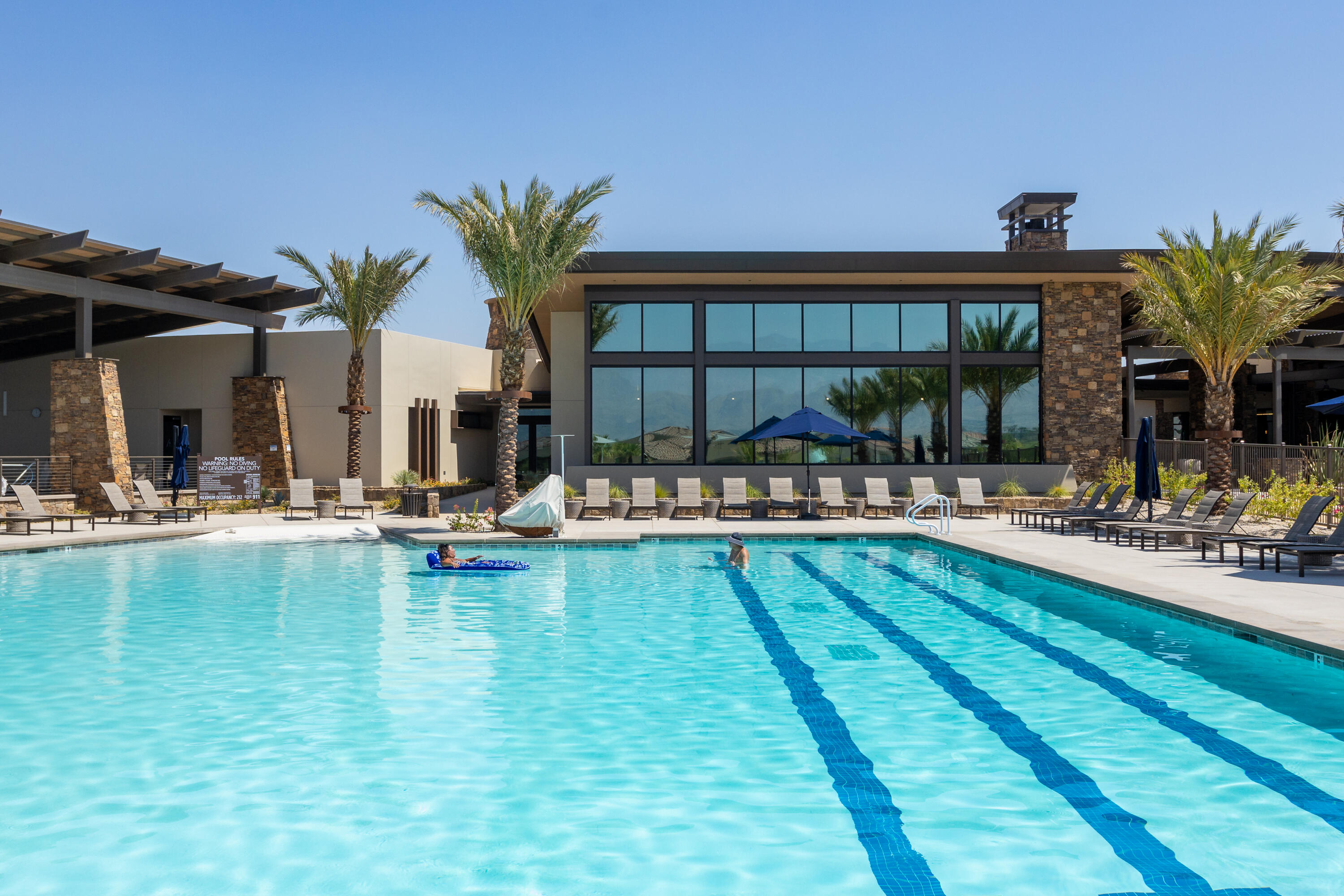 61 Syrah Rancho Mirage, CA 92270 - Photo 54 of 61 a view of swimming pool with outdoor seating
