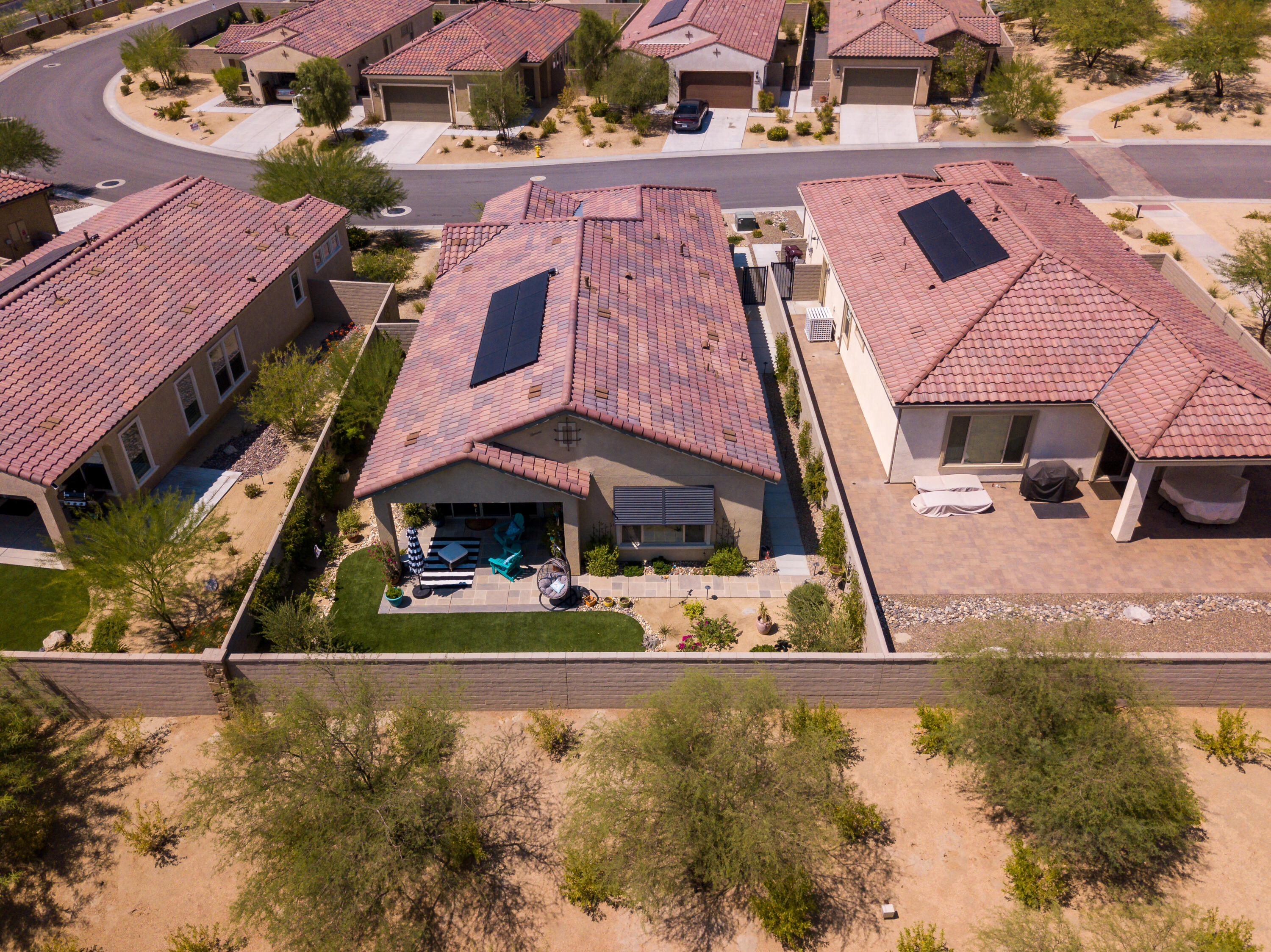 61 Syrah Rancho Mirage, CA 92270 - Photo 59 of 61 an aerial view of residential houses with street