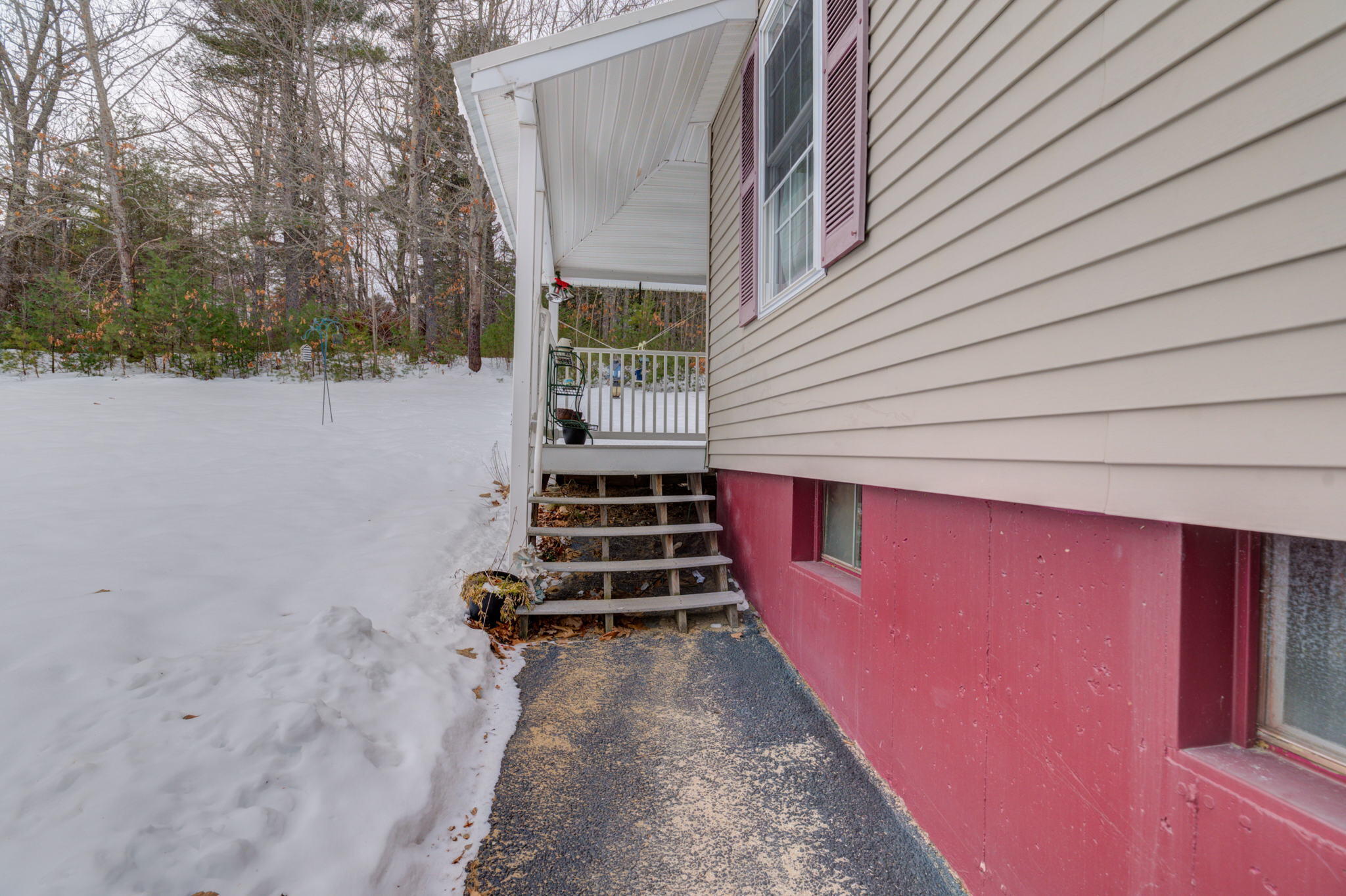 866 Cape Road Hollis Center, ME 04042 - Photo 4 of 37 Stairs to main level entrance