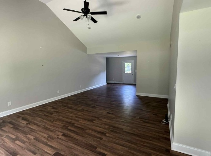 51 Bluff Creek Road Brush Creek, TN 38547 - Photo 21 of 23 a view of empty room with wooden floor and fan
