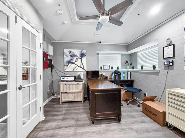 a room with storage and utility