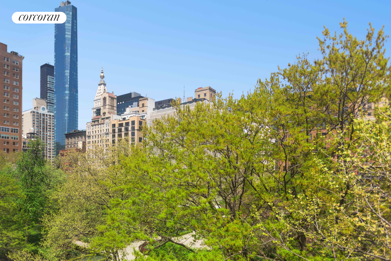 22 Gramercy Park South, Unit PH Manhattan, NY 10003 - Photo 23 of 25 a view of a large building with a tree in the background