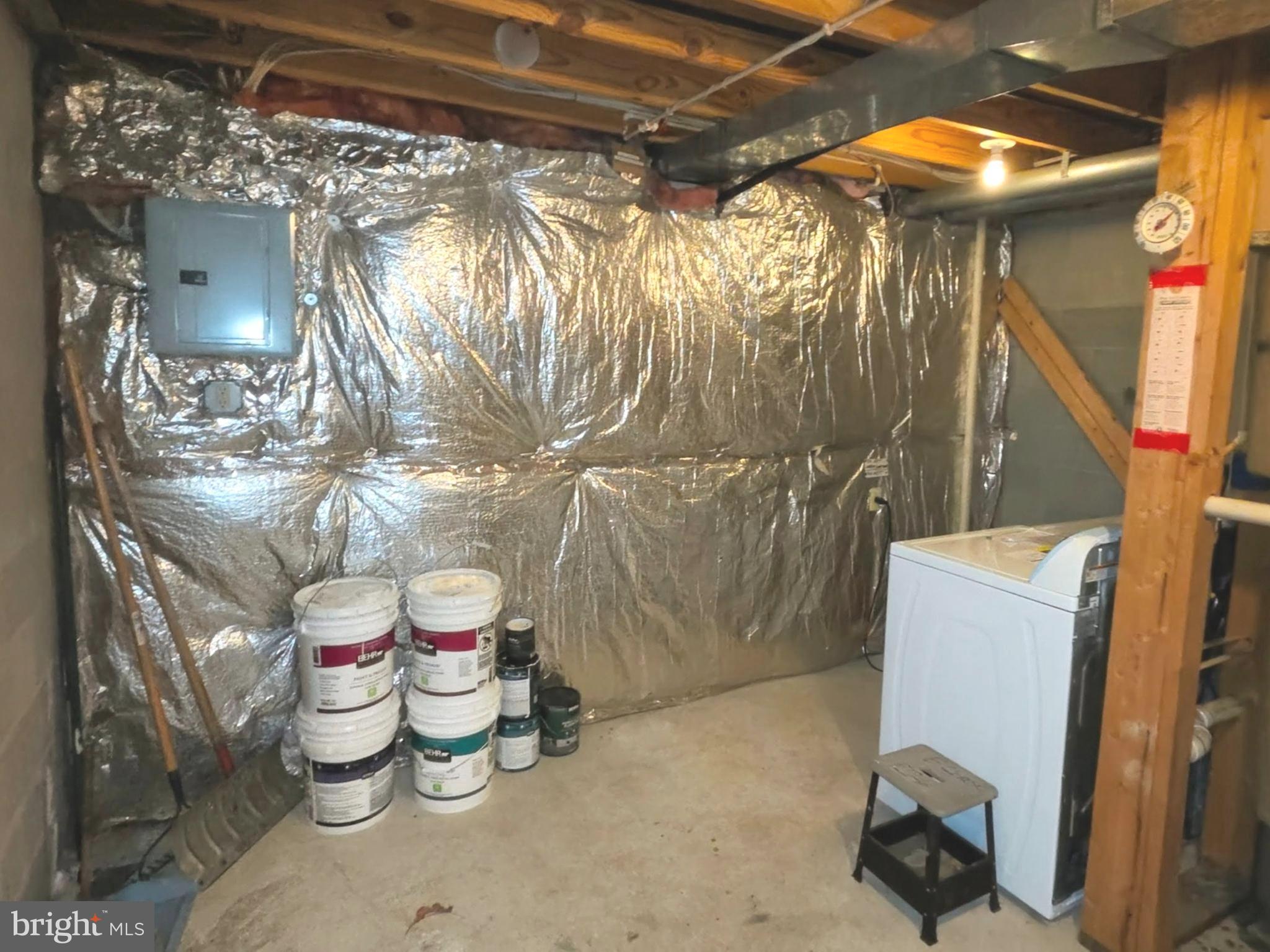 1226 East Chase Street Baltimore, MD 21202 - Photo 31 of 41 Functional basement space with insulation.